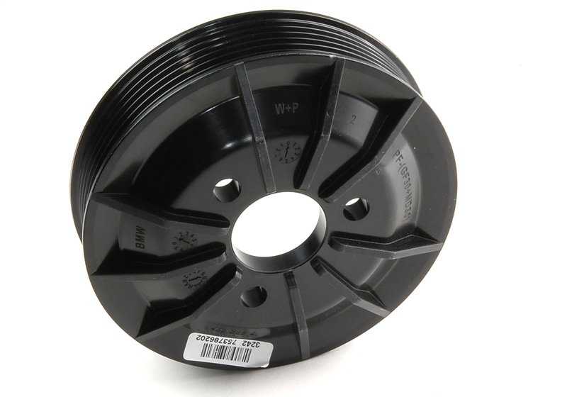 Polia OEM 32427537862 para BMW (Modelos Compatíveis: E81, E82, E87, E88, E90, E91, E92, E93, E60, E61, E63, E64, E65, E66, E84, E83). BMW original