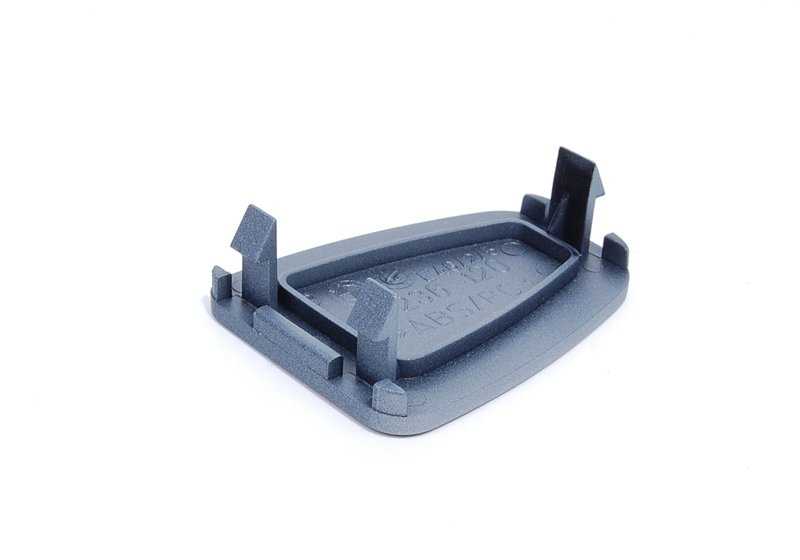 Couvercle embellisseur gris métallisé OEM 51418236123 pour BMW E46. Pièce BMW originale.