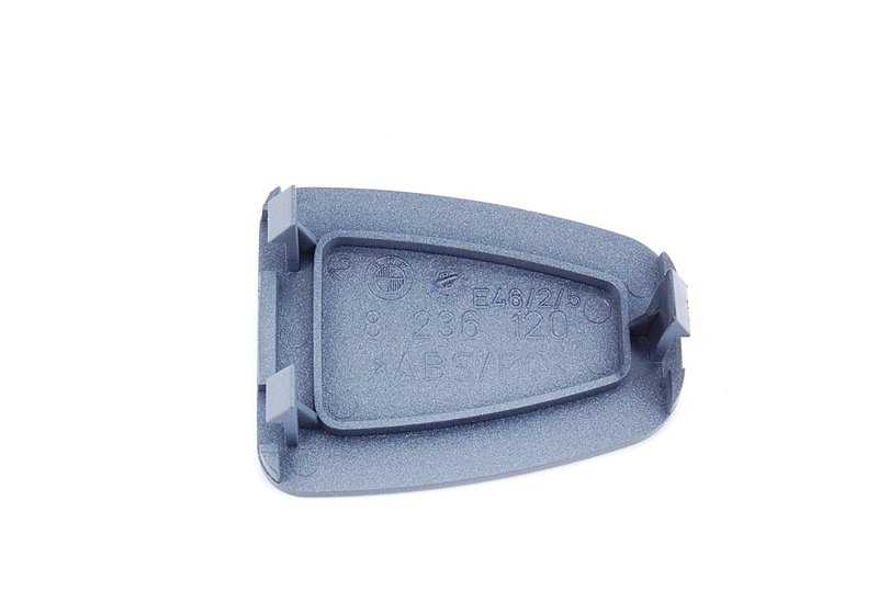 Couvercle embellisseur gris métallisé OEM 51418236123 pour BMW E46. Pièce BMW originale.