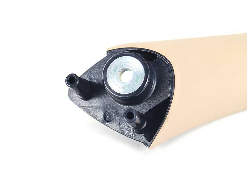 Soporte de manilla derecha OEM 51417230854 beige para BMW Serie 3 E90, E91, E90 LCI, E91 LCI. Original BMW.