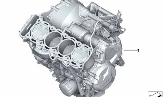 Motor OEM 11008560355 para BMW Motorrad S 1000 R (K47) 2016-2020. Original BMW Motorrad.