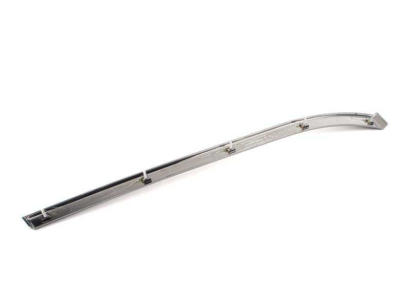 Moldura cromada puerta delantera derecha OEM 51412694092 para BMW Serie 5 E39. Original BMW.