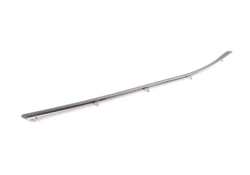 Moldura cromada puerta delantera derecha OEM 51412694092 para BMW Serie 5 E39. Original BMW.