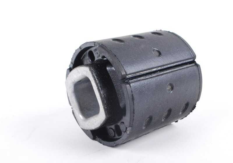 Silentblock of rubber oem 33316770826 for BMW E60, E60N, E61, E61N, E63, E63N, E64, E64N. Compatible with rear bridge. Original BMW spare.