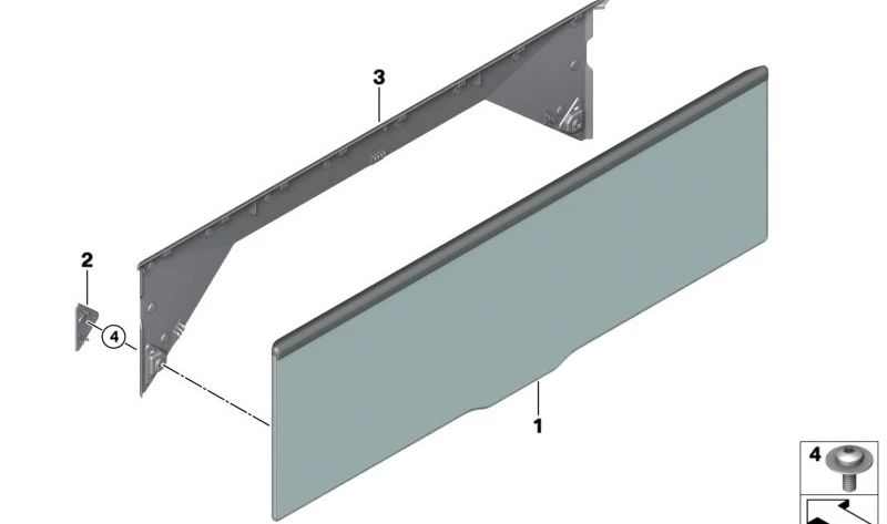 Pantalla panorámica OEM 65505A70C91 para BMW Serie 5 G68 (525Li, 530Li, i5 eDrive35L) y Serie 7 G70 (735i, 740d, 740d xDrive). Original BMW.
