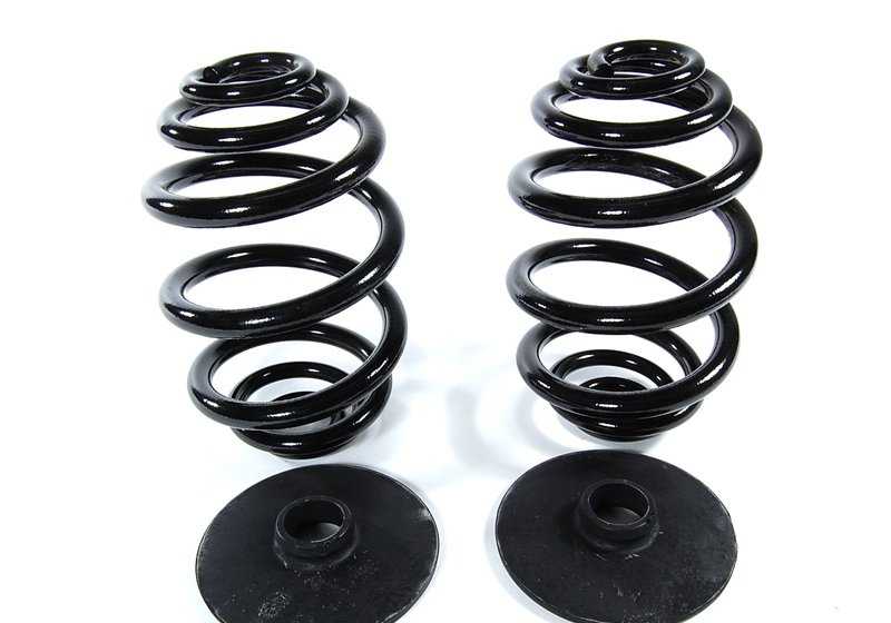 Juego de muelles del eje trasero OEM 33539059278 para BMW E36. Original BMW.
