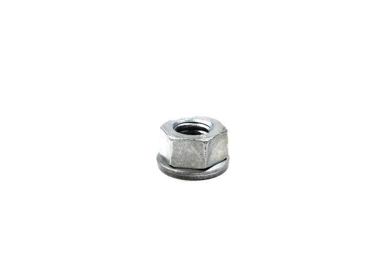 Tuerca hexagonal con arandela OEM 07129904553 para BMW Serie 1 E81 {116d,116i}. Original BMW.