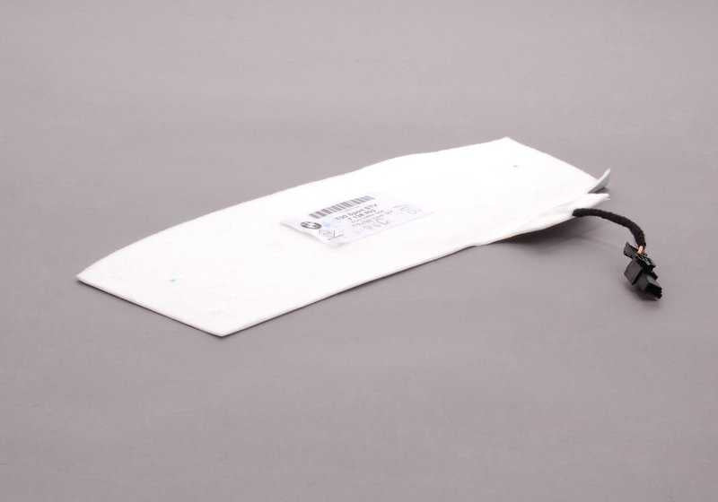 Elemento calefactable para soporte de muslo OEM 64117138803 para BMW E81, E82, E87, E88, E90, E91, E92, E84. Original BMW.