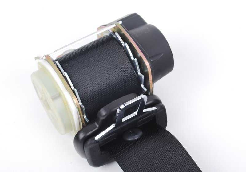 Correia de segurança frontal esquerda sem o limitador de força OEM 72118397695 para BMW E36, Z3. BMW original.