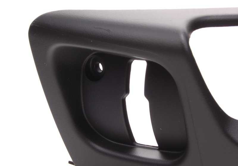 Cubierta exterior negra OEM 52107057988 para BMW E39 y E38. Pieza original BMW.