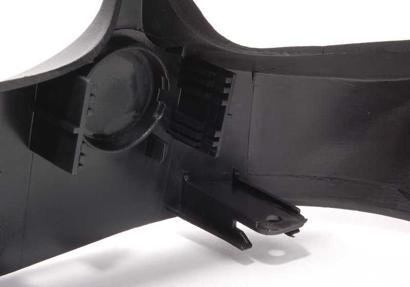 Cubierta exterior negra OEM 52107057988 para BMW E39 y E38. Pieza original BMW.