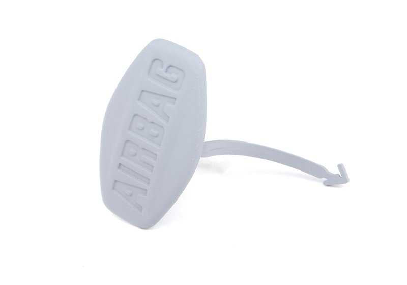 Rotuló indicativo "Airbag Lateral" OEM 51417004437 para BMW X5 E53 (2001-2006). Original BMW.