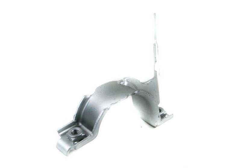 Soporte del sistema de escape OEM 18311728409 para BMW E36. Pieza original BMW. Ideal para fijar correctamente el escape bajo el vehículo. Compatible con versiones que montan transmisión 5HP18/THMR1.