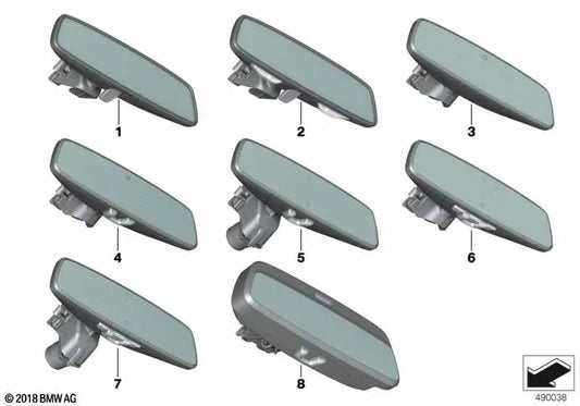 EC/GTO interior mirror OEM 51166995975 for BMW X3 G01 (09/2016-08/2021), X4 G02 (03/2017-07/2021). Genuine BMW.