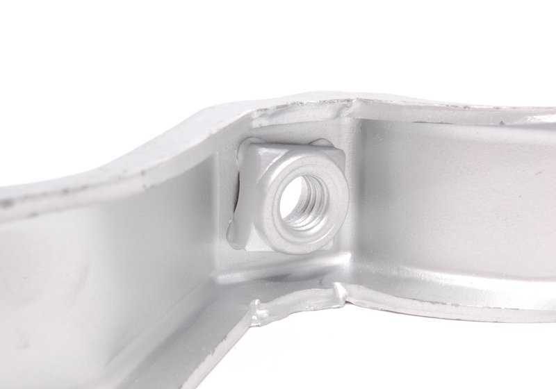 Soporte de tubo de escape izquierdo OEM 18211715871 para BMW E38. Original BMW.