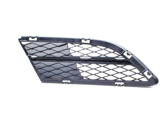Rejilla delantera izquierda abierta OEM 51117198907 para BMW E90, E91. Pieza original BMW.