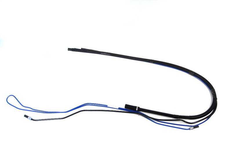 Tubo de ventilación de combustible OEM 16117176552 para BMW E46 {316i, 316Ci} compatible con motores M43, N40 y N45. Original BMW.