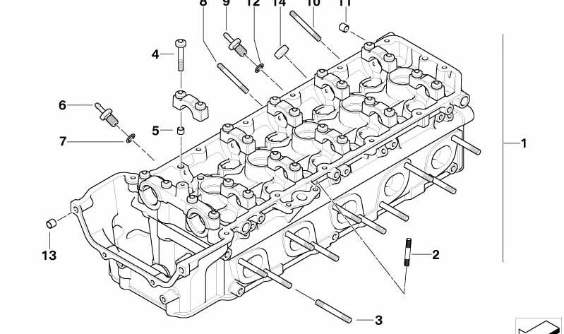 Espárrago OEM 07129905212 para BMW E60, E61, E63, E64. Original BMW.