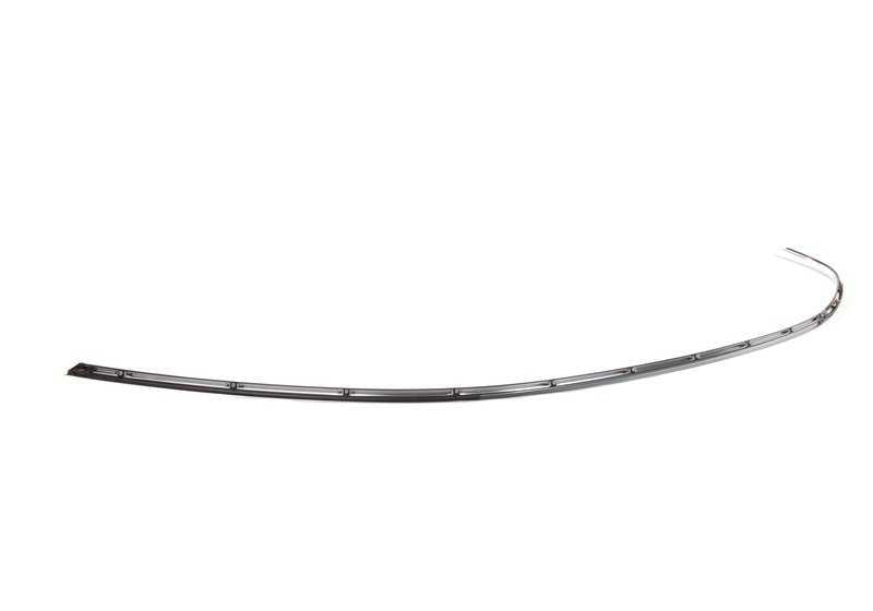 Guía lateral izquierda OEM 51357263233 para BMW F30, F31. Original BMW.