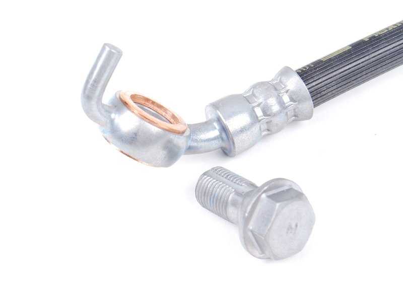 Latiguillo de freno trasero OEM 34322284319 para BMW F10, F06, F12, F13. Original BMW.