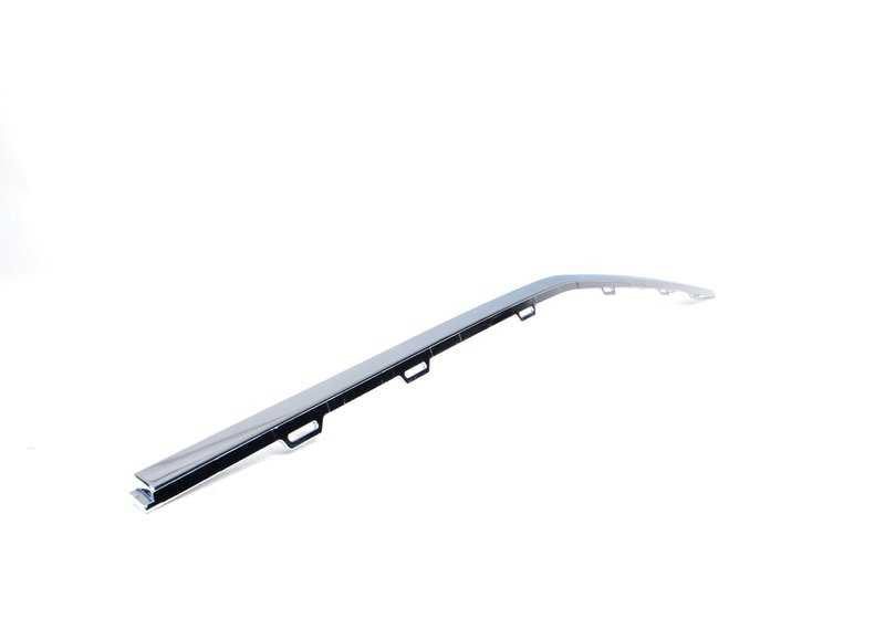 Embellient support Chromine registration OEM 51117135534 for BMW E65, E66. Original BMW.