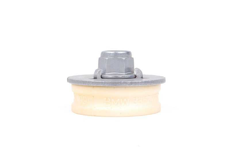 Soporte superior de amortiguador trasero OEM 33506771737 para BMW E81, E82, E87, E88, E90, E91, E92, E93, E84. Original BMW.