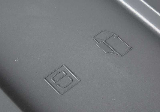 Left storage tray OEM 51477139049 for BMW 3 Series (E90, E92, E93). Original BMW.