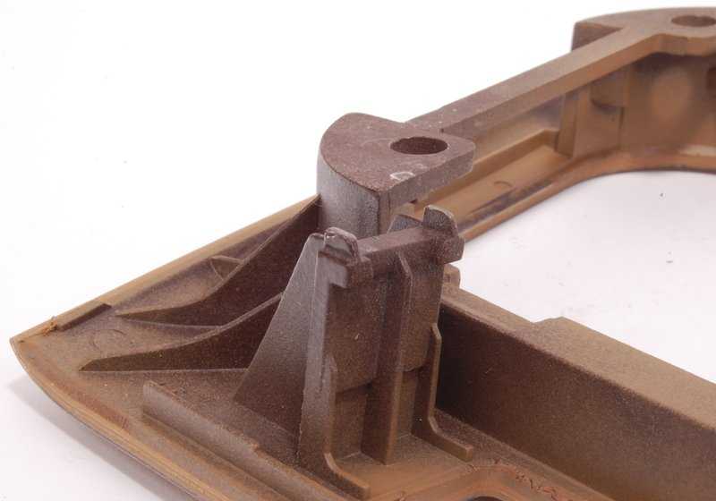 Bandeja inferior de almacenamiento en madera OEM 51167052056 para BMW E46. Original BMW.