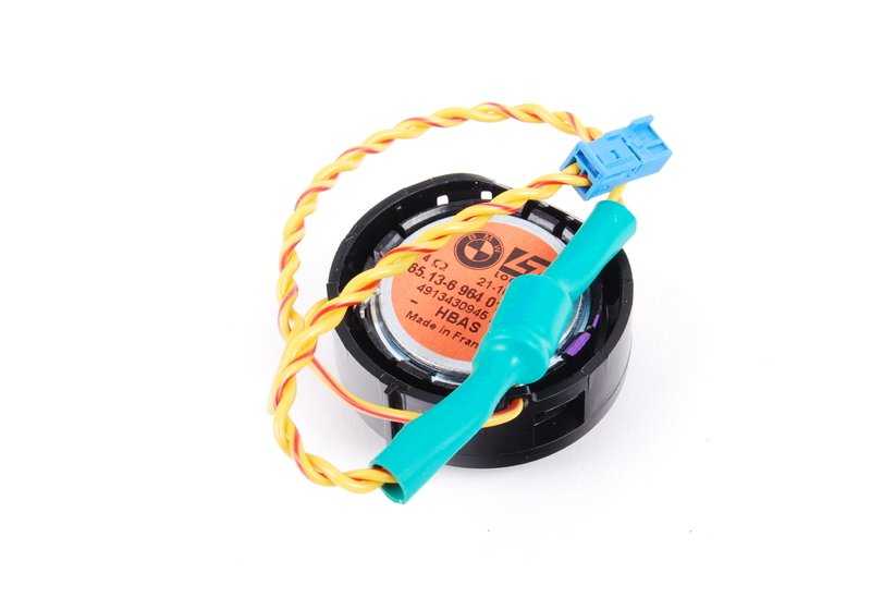 Altavoz agudo sistema Top Hi-Fi OEM 65136964013 para BMW E81, E82, E87, E88, E90, E91, E92, E93. Original BMW.