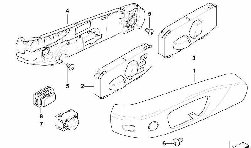 OEM 52106988159 left drive support for BMW E93. Original BMW.