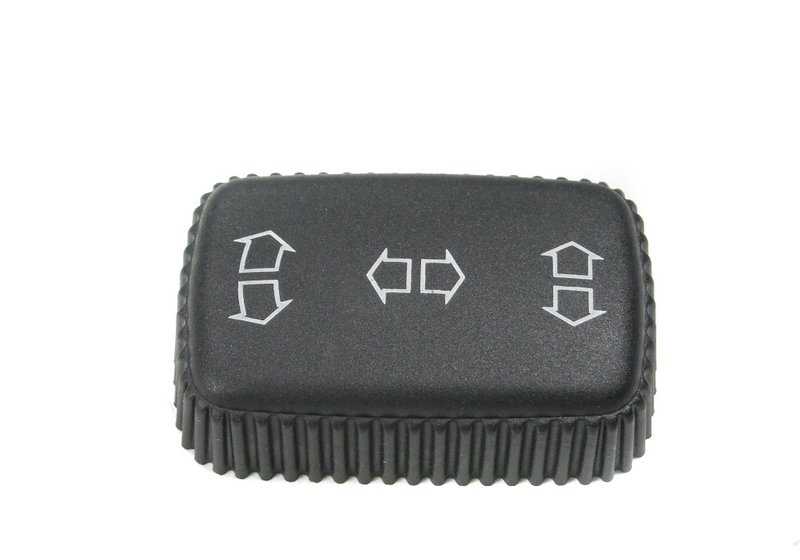 Botón ajuste asiento delantero OEM 61311379369 para BMW E36, E34, E39, E24, E32, E38, E31. Repuesto original BMW.