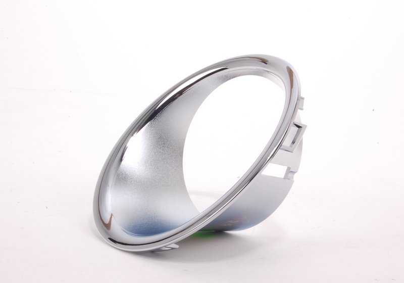 Anillo cromado faro antiniebla derecho OEM 51112753662 para MINI R56, R55 Clubman, R57 Cabrio… y más. Original MINI.
