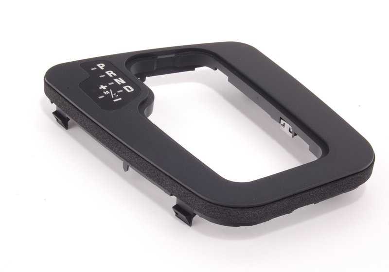 Embellecedor palanca de cambios Steptronic OEM 51168257117 para BMW E46. Original BMW.