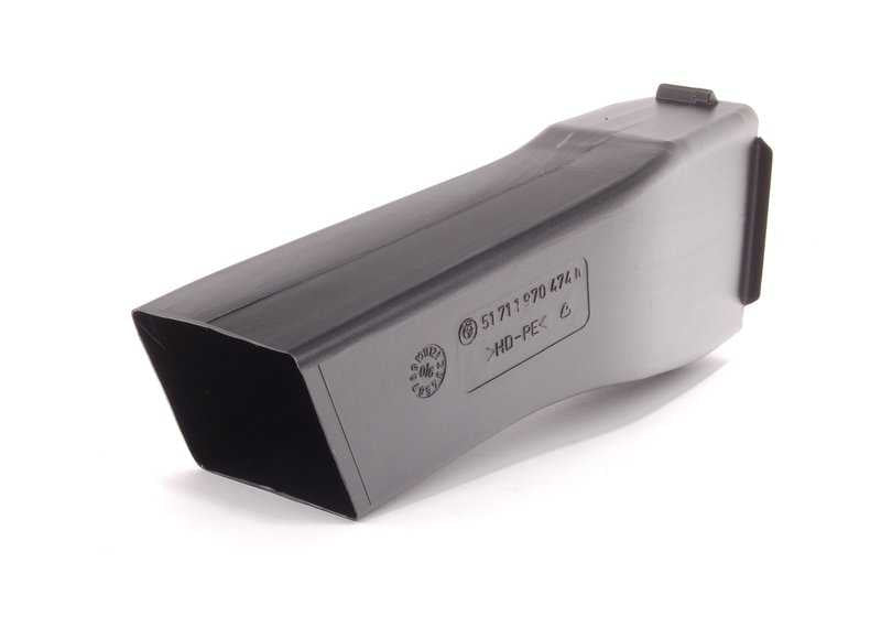 Conducto de aire derecho OEM 51711970474 para BMW E31. Original BMW.