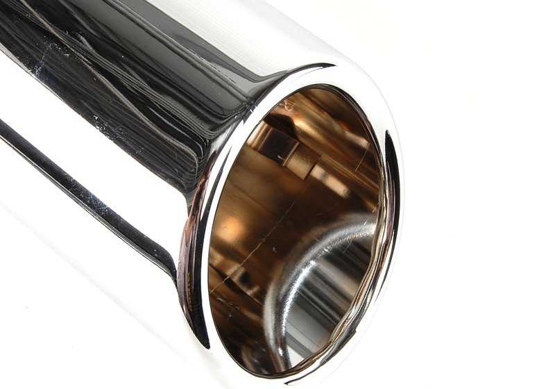 Embellecedor de Tubo de Escape Cromado para BMW Serie 3 E46 (OEM 18107500194). Original BMW