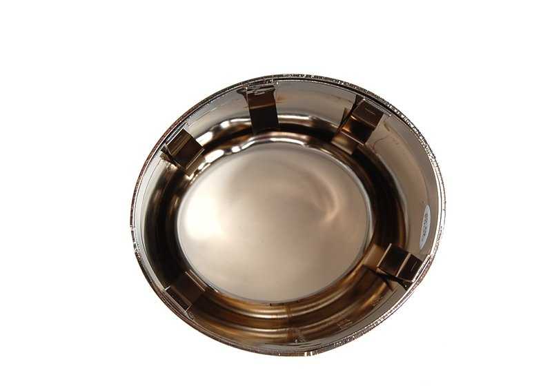 Embellecedor de Tubo de Escape Cromado para BMW Serie 3 E46 (OEM 18107500194). Original BMW