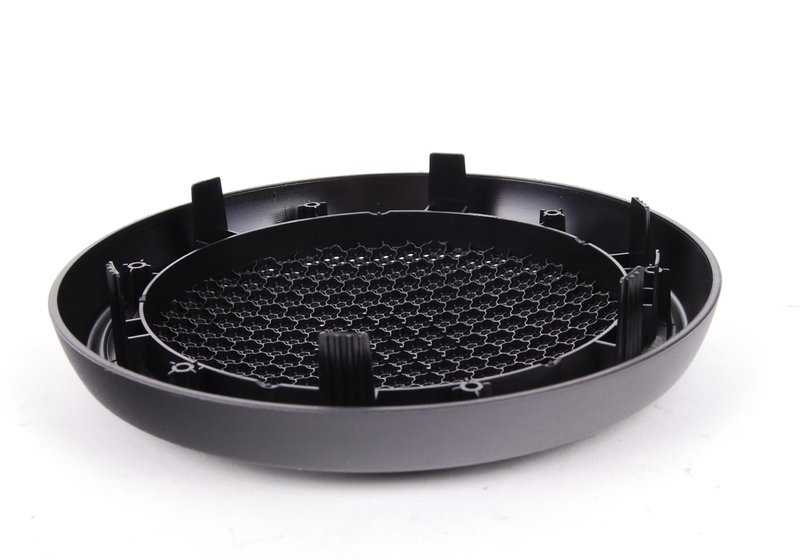Tapa para altavoz de graves negro OEM 51412753066 para MINI R55, R56, R57, R58, R59. Recambio original MINI.