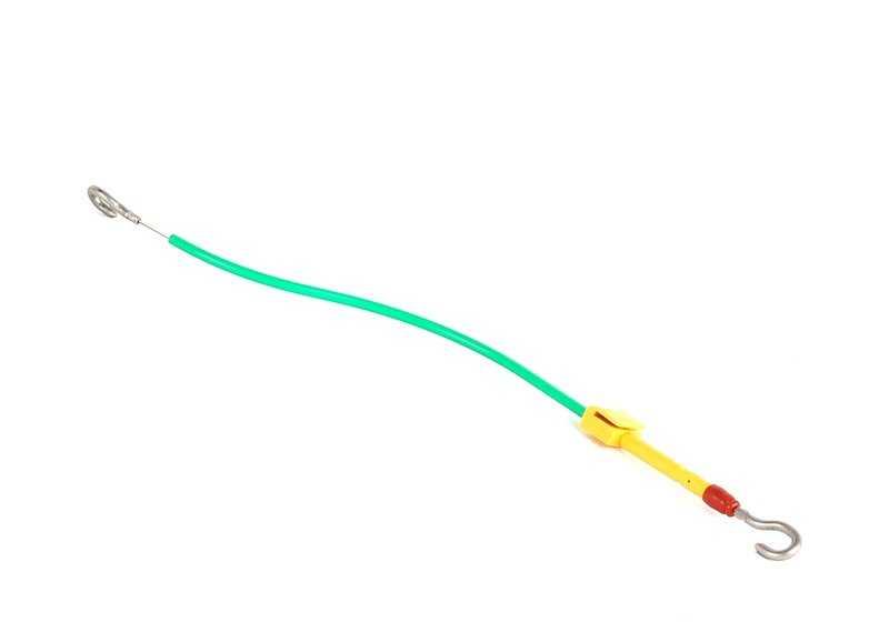 Cable Bowden para abrepuertas derecho OEM 51218215618 para BMW Serie 5 E39. Original BMW.
