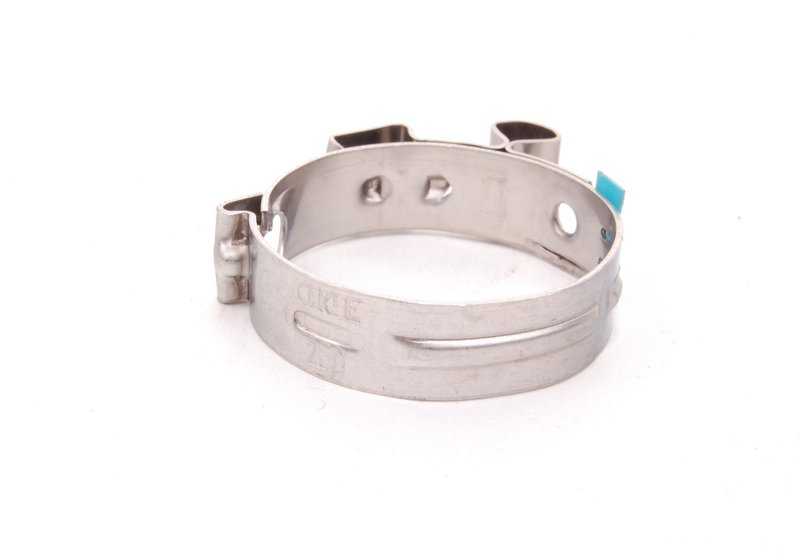 OEM 32416763470 hose clamp for BMW E81, E82, E87, E88, E90, E91, E92, E93, E60, E61, F07, F10, F11, E63, E64, F06, F12, F13, E65, E66, F01, F01, F02, F02, F04, F04, F04, E70, E70, E70, E70 E71. Original BMW.