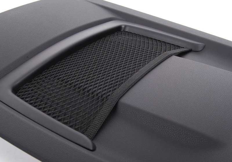 Sitzunterstützung mit OEM Storage Network 52109166908 für BMW E81, E82, E87, E88, E90, E91, E92, E84. Original BMW.