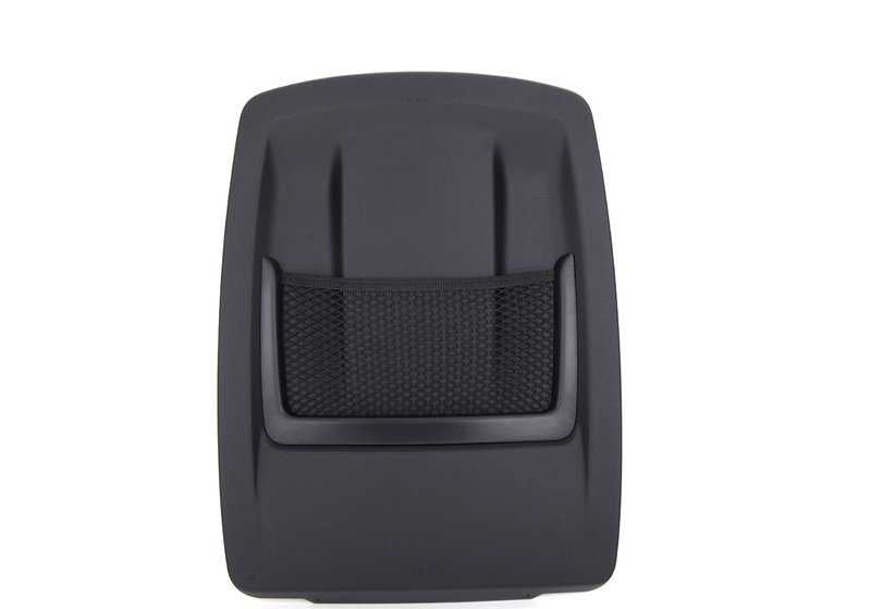 Respaldo de asiento con red de almacenamiento OEM 52109166908 para BMW E81, E82, E87, E88, E90, E91, E92, E84. Original BMW.