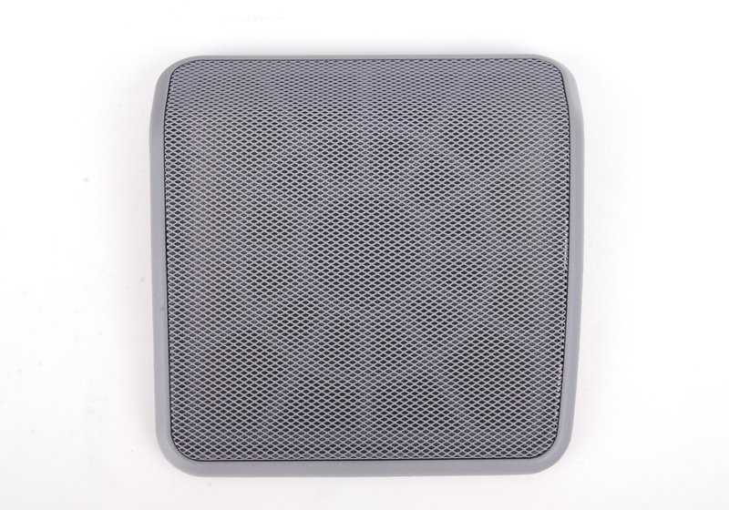 Rejilla altavoz derecha OEM 51468174980 para BMW E36 {316i, 318i} Berlina, Coupé y Cabrio. Color gris. Original BMW.