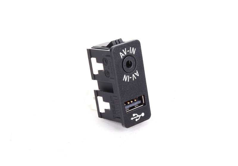 USB et AV-in OEM 84109229242 pour Mini R55, R56, R57, R58, R59, R60, R61. Mini d'origine.