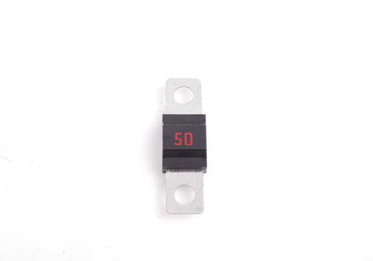 Fusível OEM 50A 61138365901 para BMW E81, E87, F20, E46, F30, E60, F10, E63, E38, X1, X3, X5, X6, Z4, Z8 e MINI R50, R53... e muito mais. BMW e MINI originais.