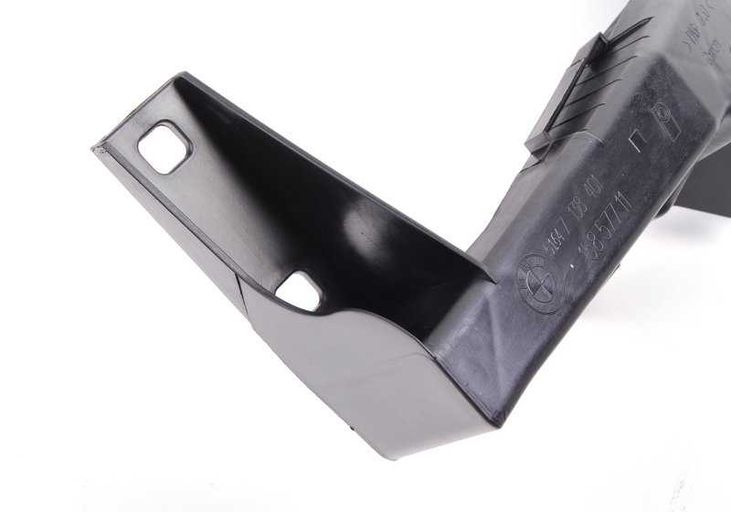 Soporte izquierdo para faro delantero OEM 51647138401 para BMW E90, E91. Original BMW.