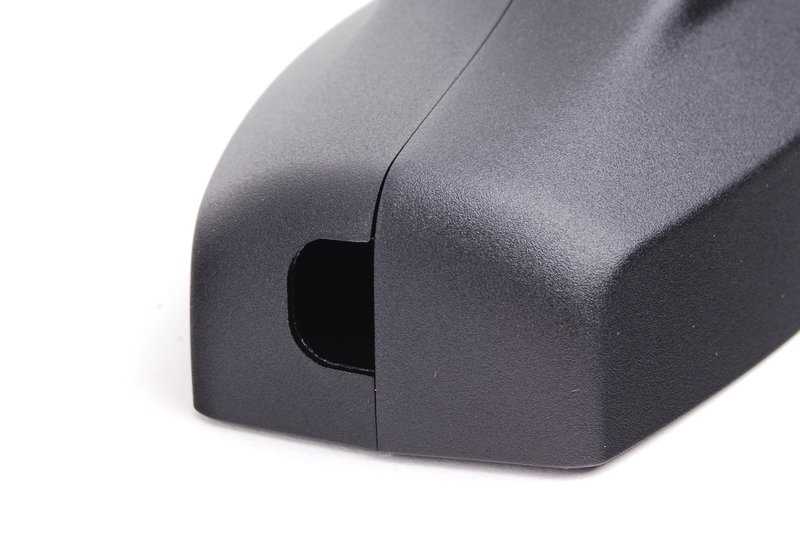 Juego de cubiertas base retrovisor OEM 51169121512 para BMW E60, E61, E70, E71, E72. Original BMW.