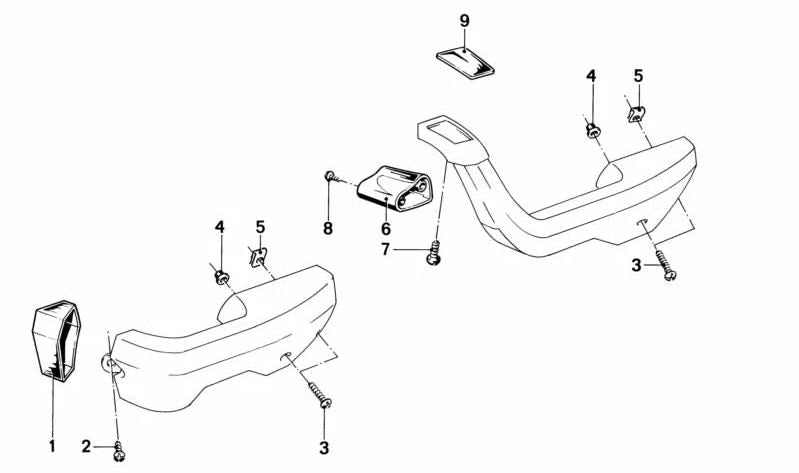 Embellecedor salpicadero OEM 51411883880 para BMW E21. Original BMW.