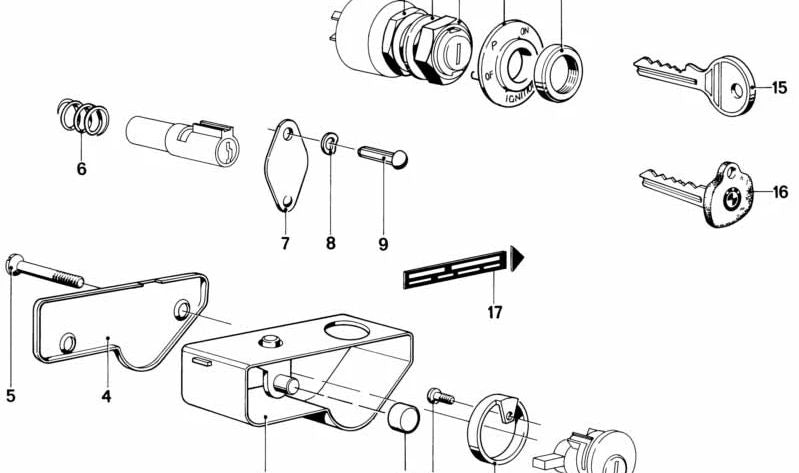 Disco escalonado OEM 61321243267 para BMW E23, E24, E28, E30, E31, E32, E34, E36, E38, E39, E46, E52, E53, E60, E61, E63, E64, E65, E66, E67, E83, E85, E86, E87, Z1. Original BMW.