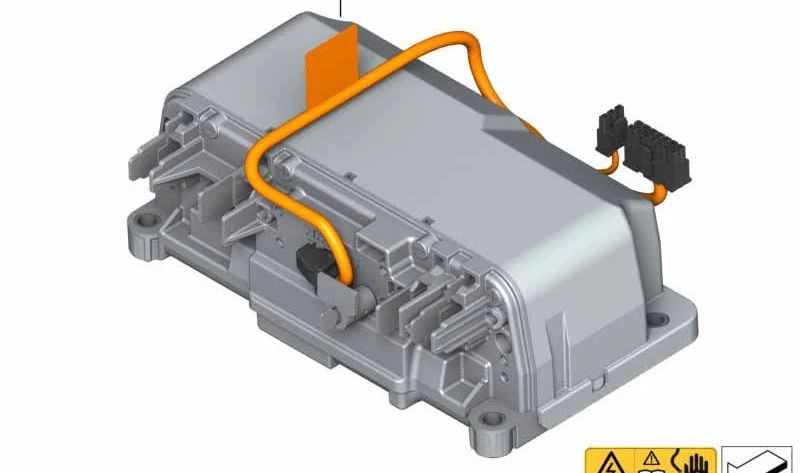 OEM Box 61278554156 para BMW C Motorcycles Evolution (K17) 04/2013-07/2020. BMW Motorrad original.