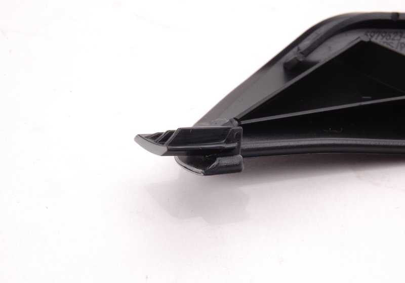 Embellecedor izquierdo anclaje cinturón OEM 52106979625 para BMW E87, E90, E91, E84, F25, F26, E89. Original BMW.